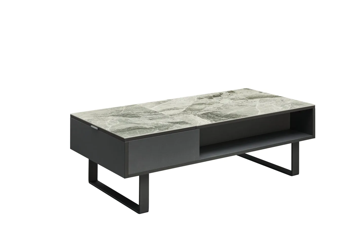 1388 Coffee Table W/ Storage Grey