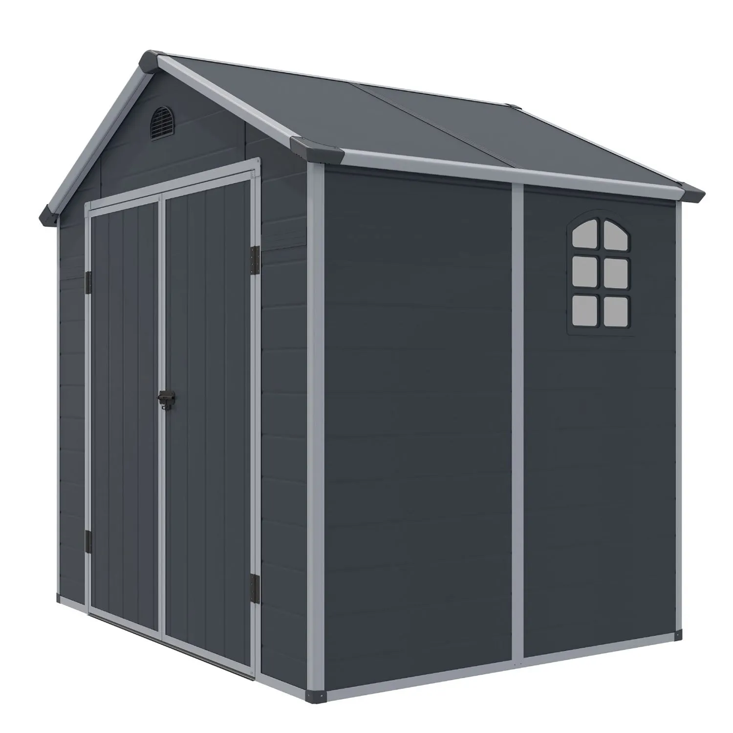 Airevale Plastic Apex Shed 8ft x 6ft