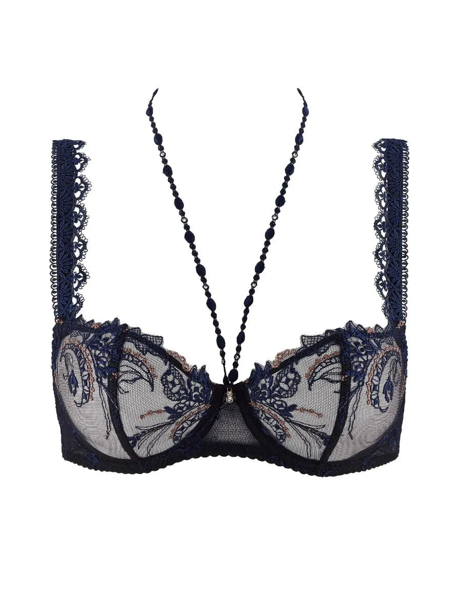 Amour Precieux Half Cup Bra - Cosmic Blue