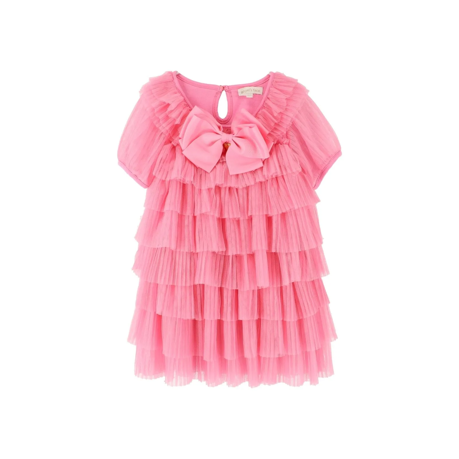 Angel's Face Girls Rose Pleated Tallulah Bow Dress