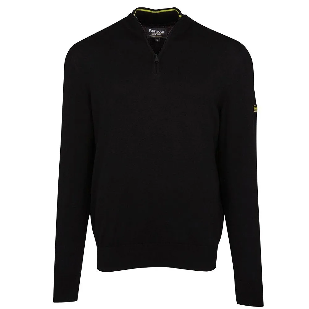 Barbour International Cotton Half Zip Sweater