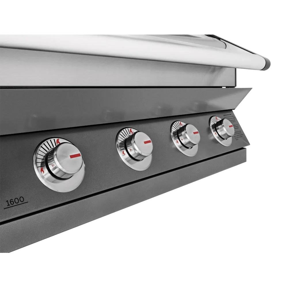 BeefEater 1600 Series 4-Burner Built In BBQ Dark