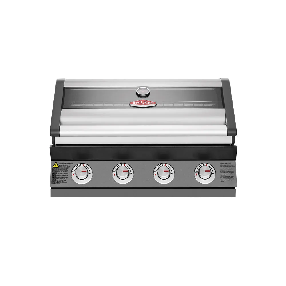 BeefEater 1600 Series 4-Burner Built In BBQ Dark