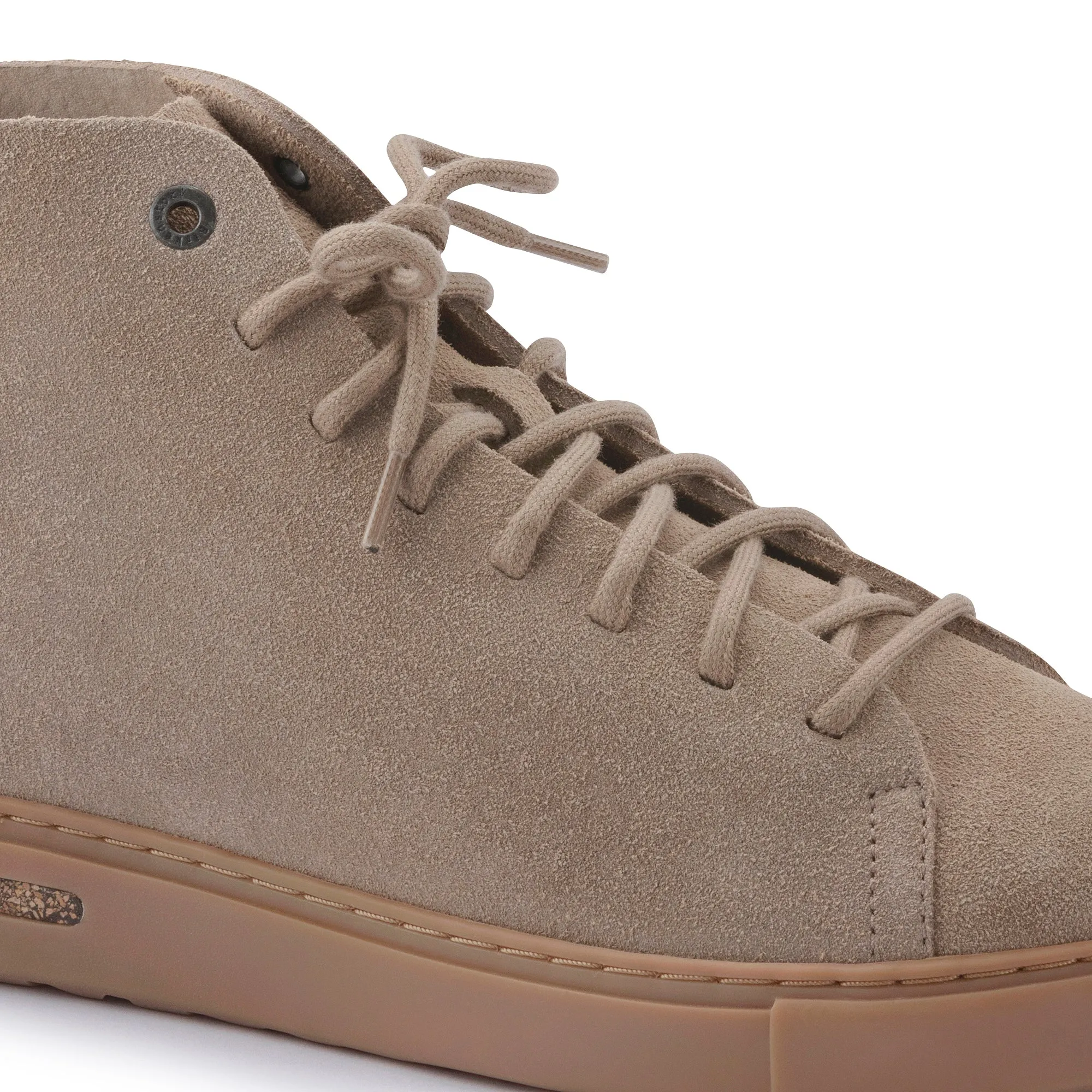 Bend Mid Nubuck Leather in Taupe