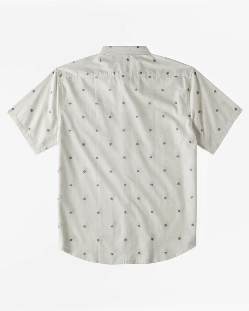 Billabong All Day Jacquard Short Sleeve Woven Shirt - Chino