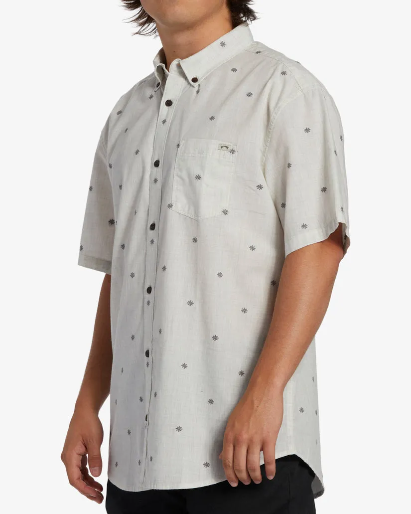 Billabong All Day Jacquard Short Sleeve Woven Shirt - Chino