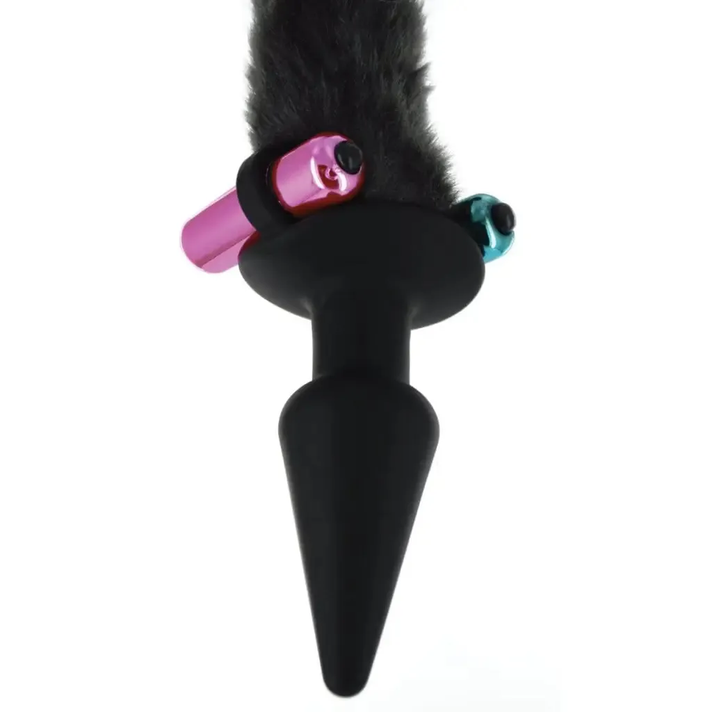 Cat Tail Anal Plug And Mask Set