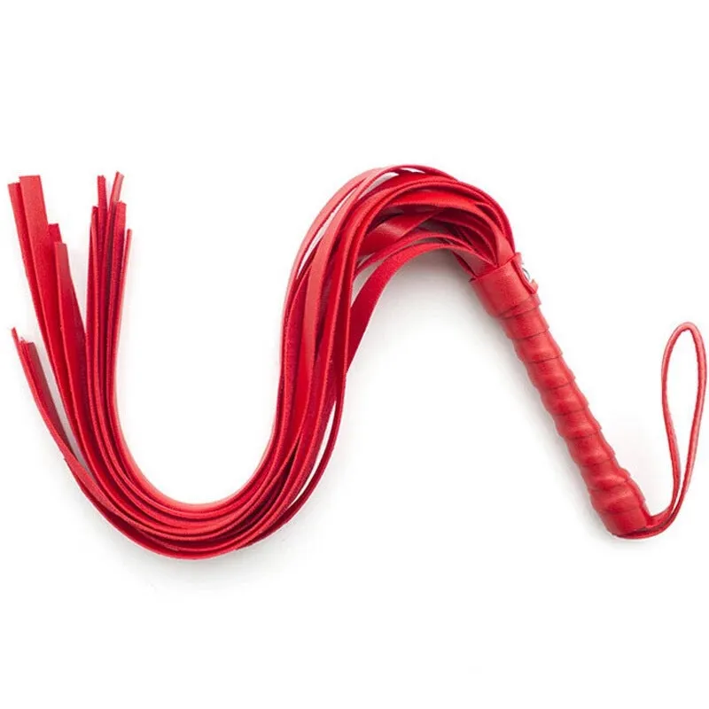 Come Closer Flogger |  Red | Fetish | Whip | Quality PU Leather