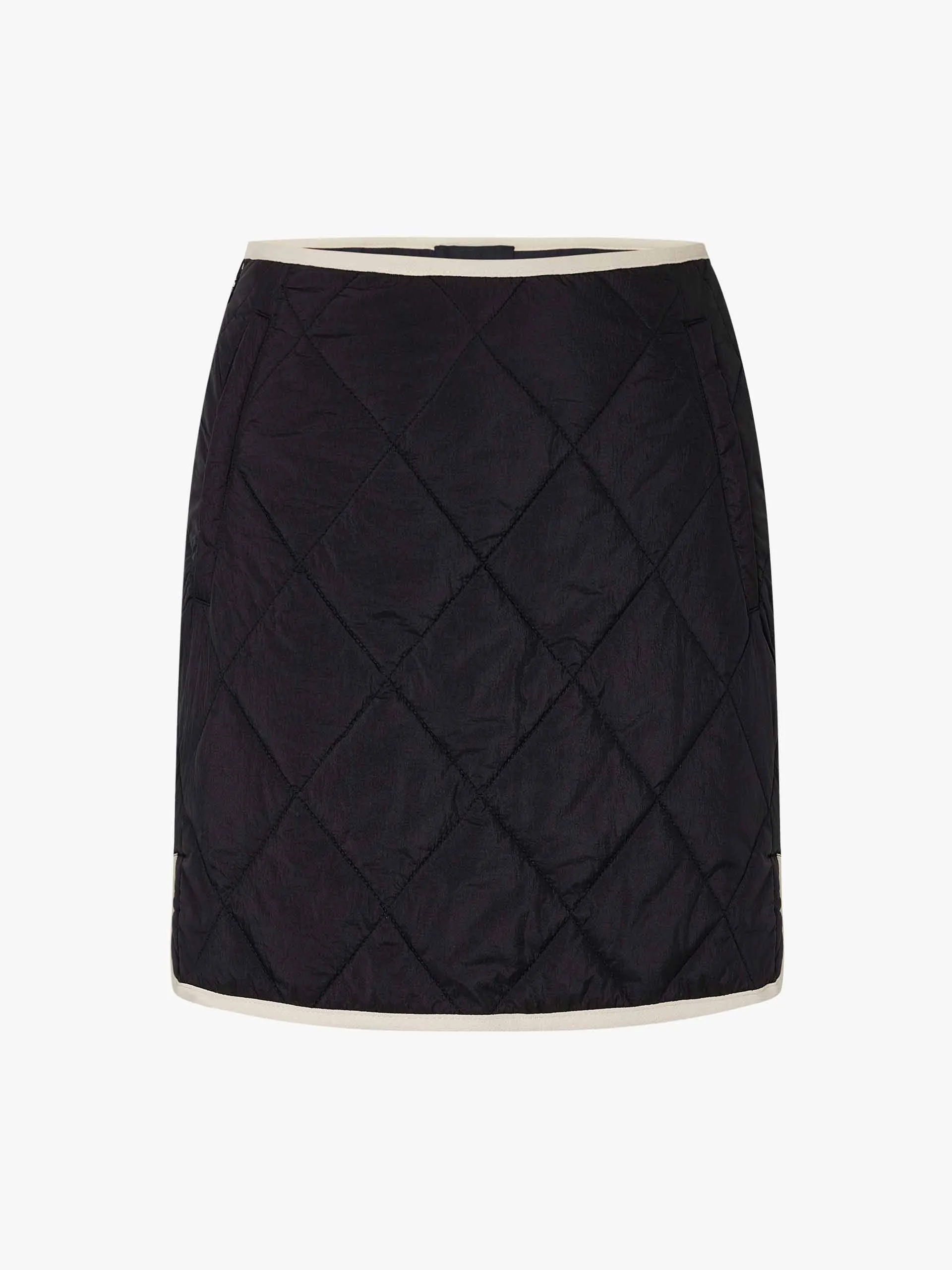 Contrast Detail Mini Skirt