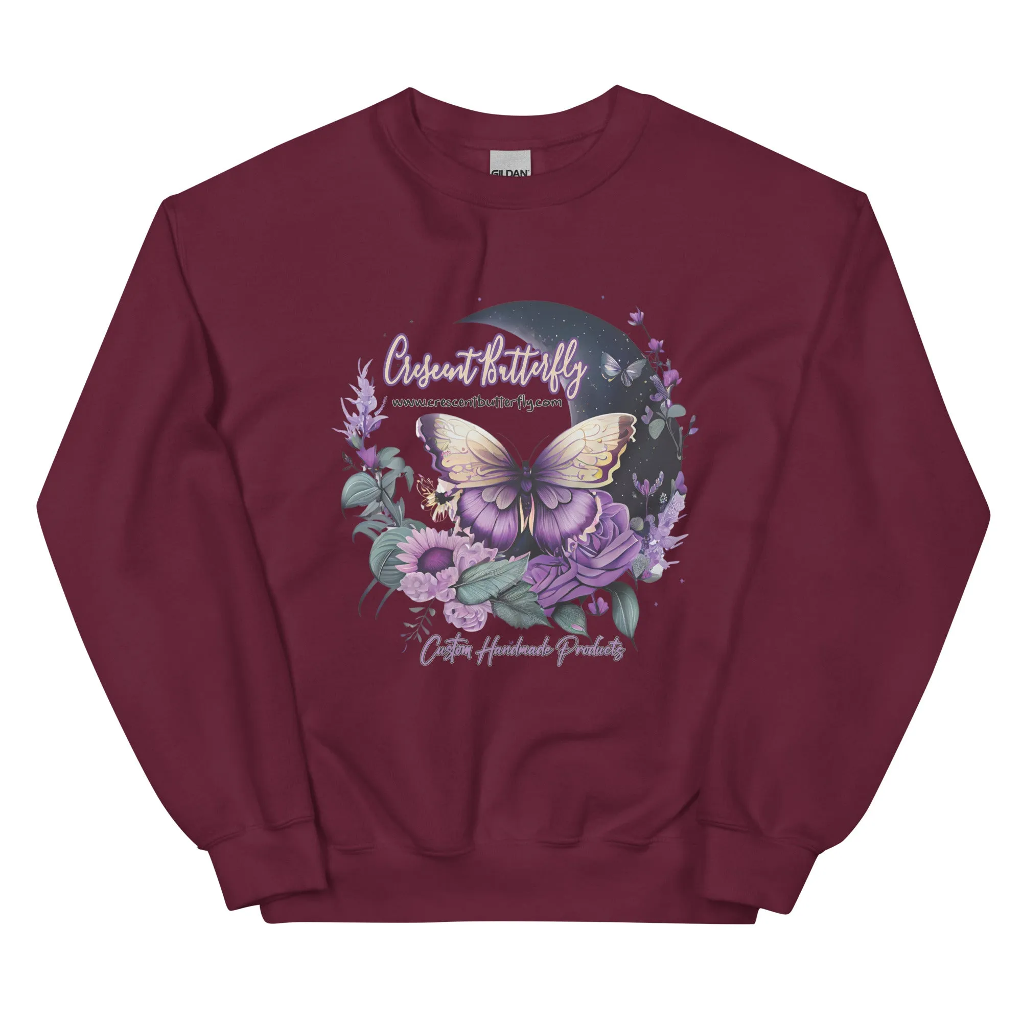 Crescent Butterfly Unisex Sweatshirt