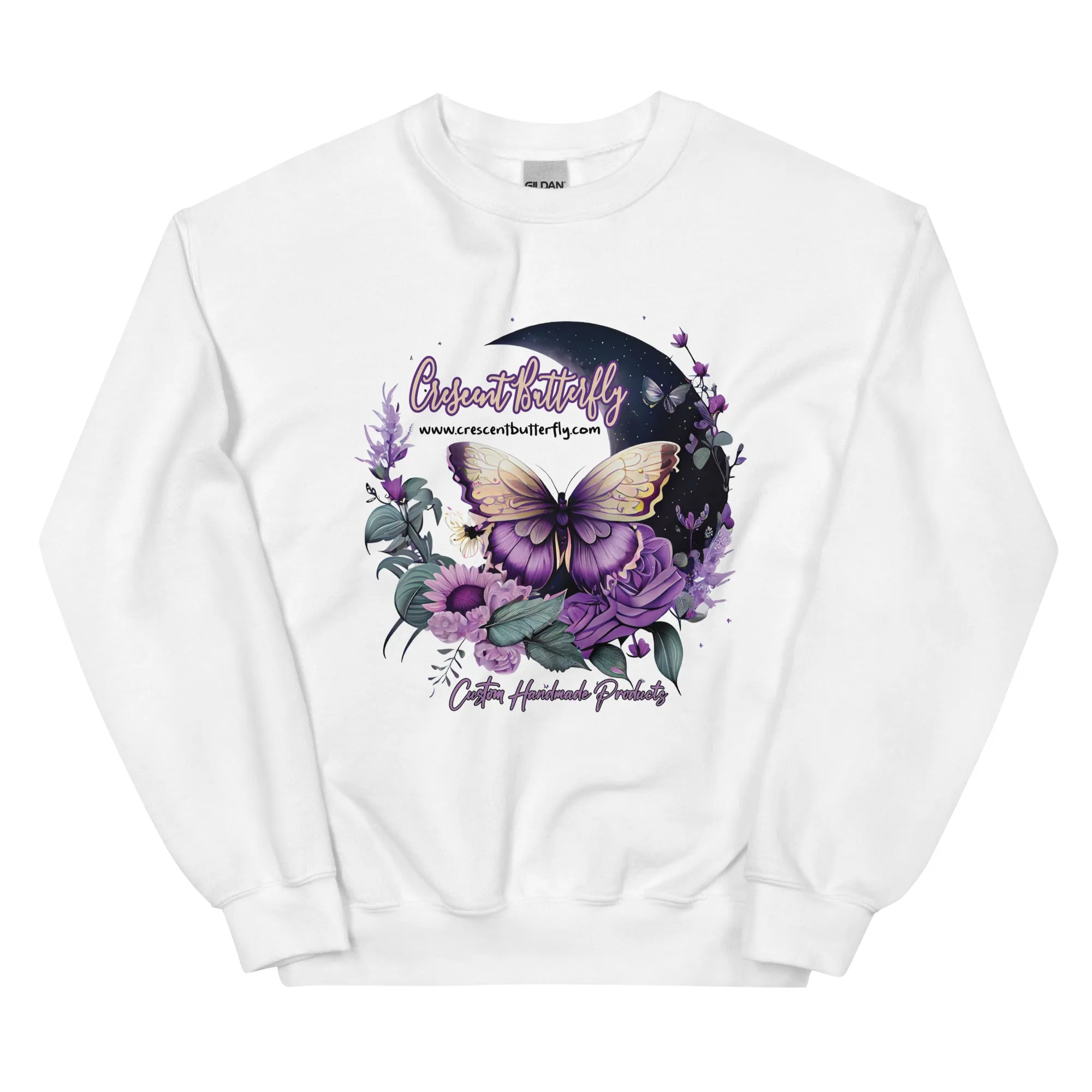 Crescent Butterfly Unisex Sweatshirt