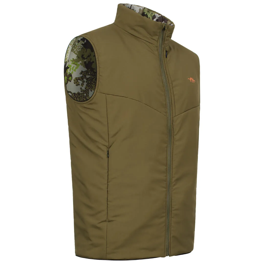 Endeavor Reversible Waistcoat - Dark Olive by Blaser