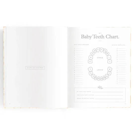 Fox & Fallow Baby Journal - Blue Check