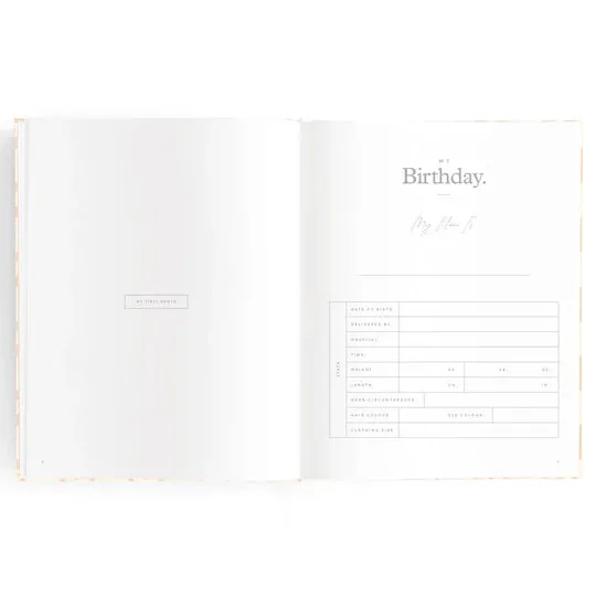 Fox & Fallow Baby Journal - Blue Check