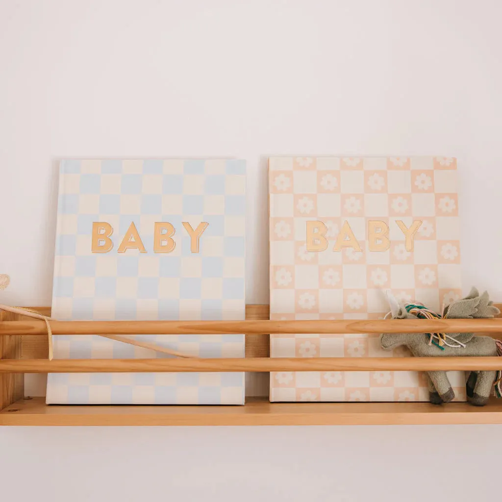 Fox & Fallow Baby Journal - Blue Check