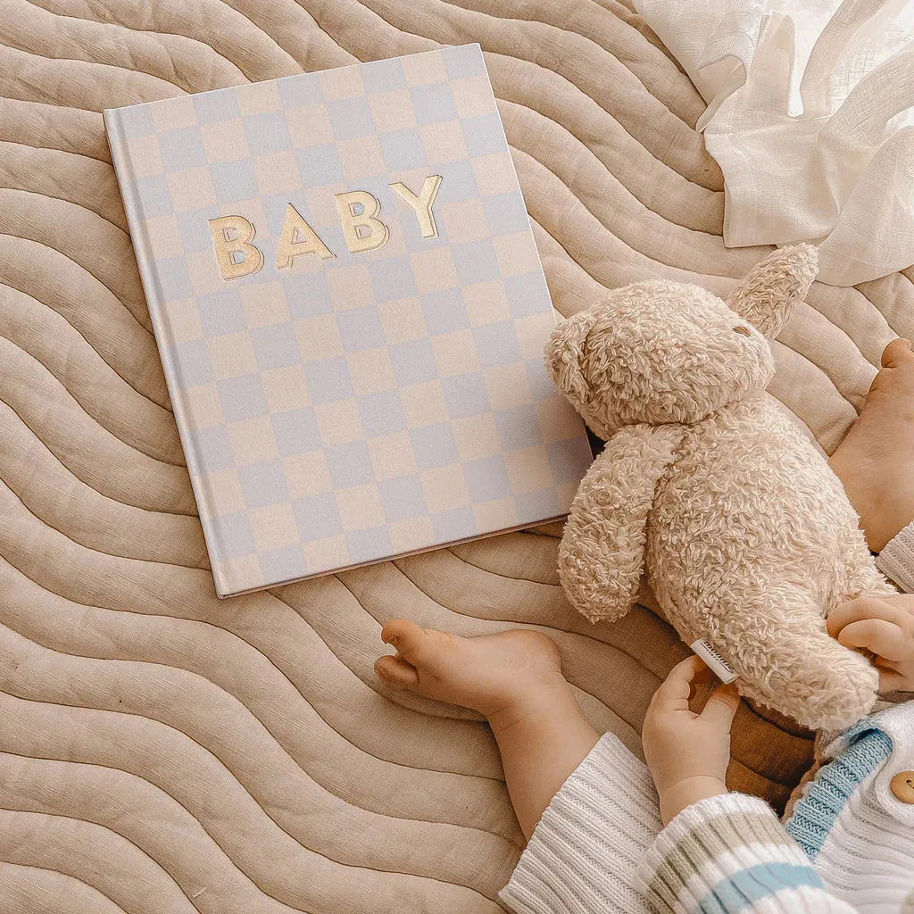 Fox & Fallow Baby Journal - Blue Check