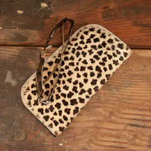 Furry Leopard Glasses Case