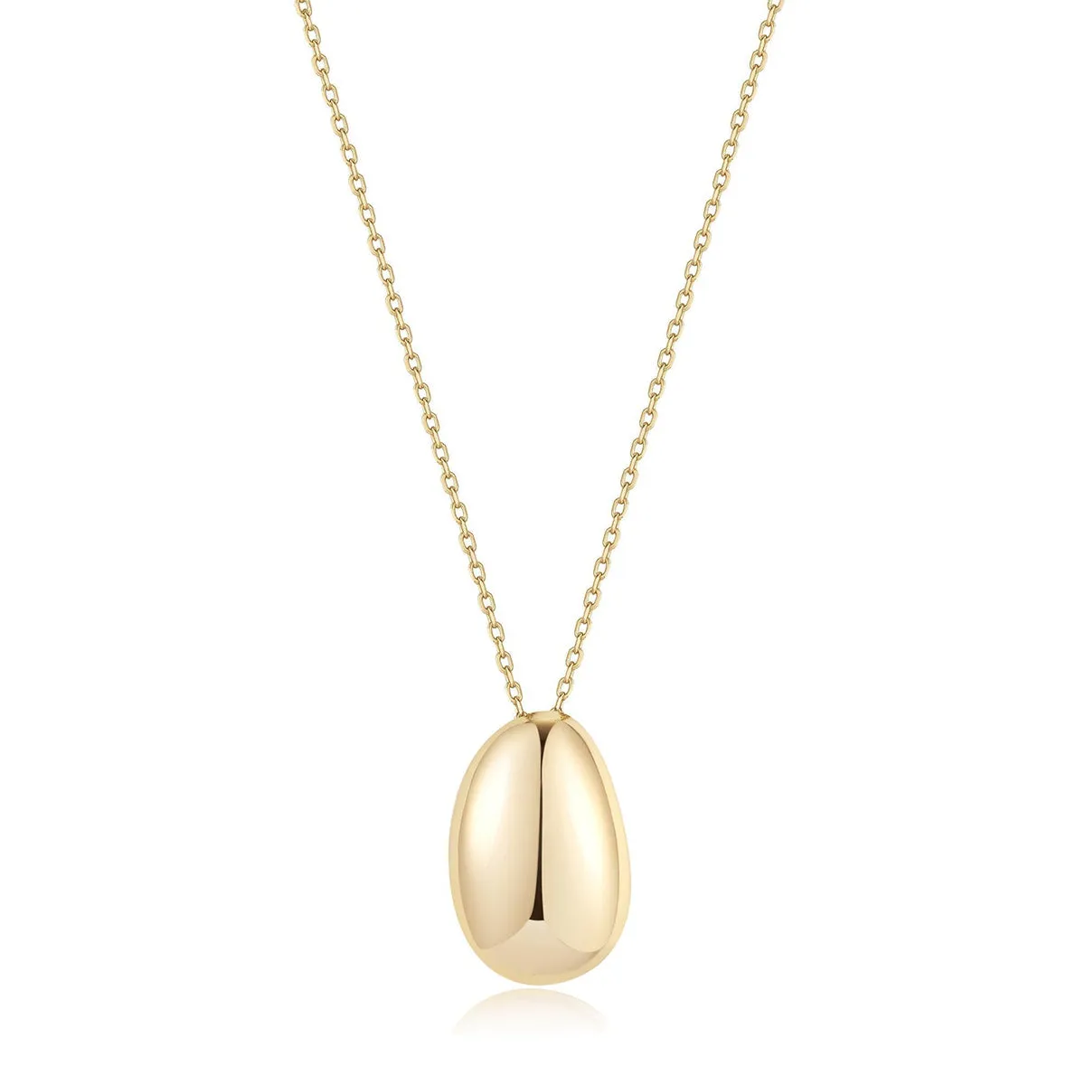 Gold Plated Harmony Pebble Necklace