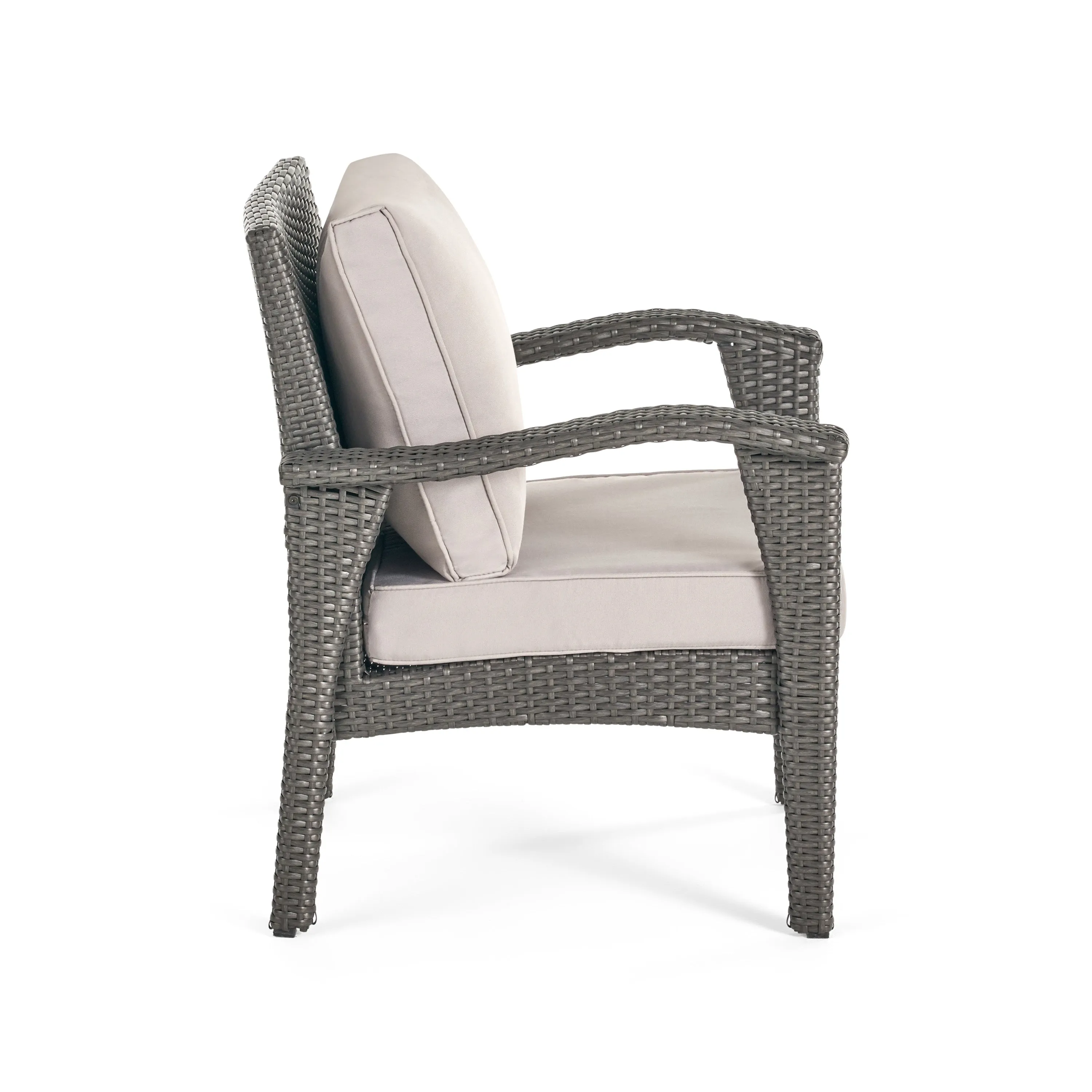 HONOLULU GREY CLUB CHAIR (2)