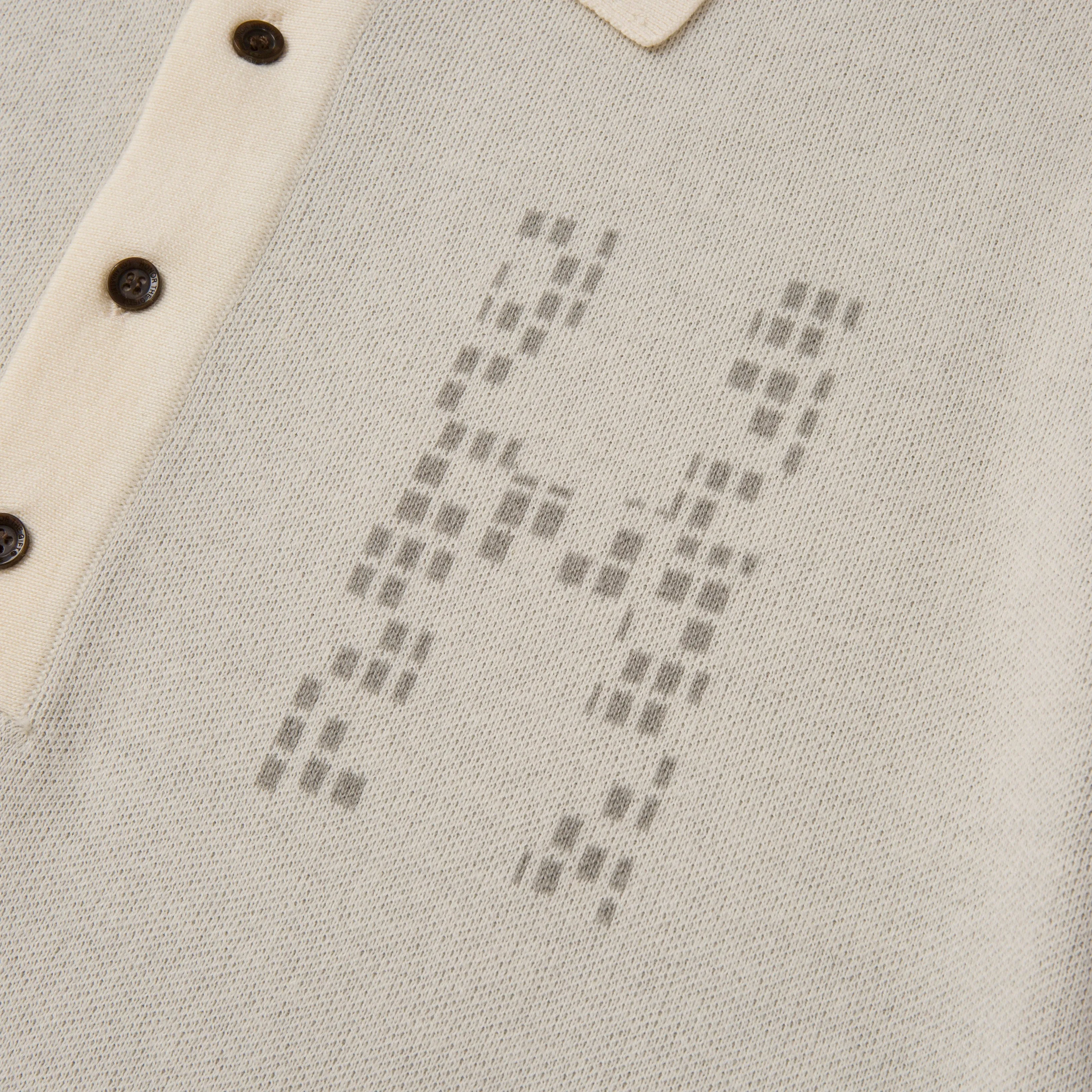 Honor The Gift Knit H Pattern Polo