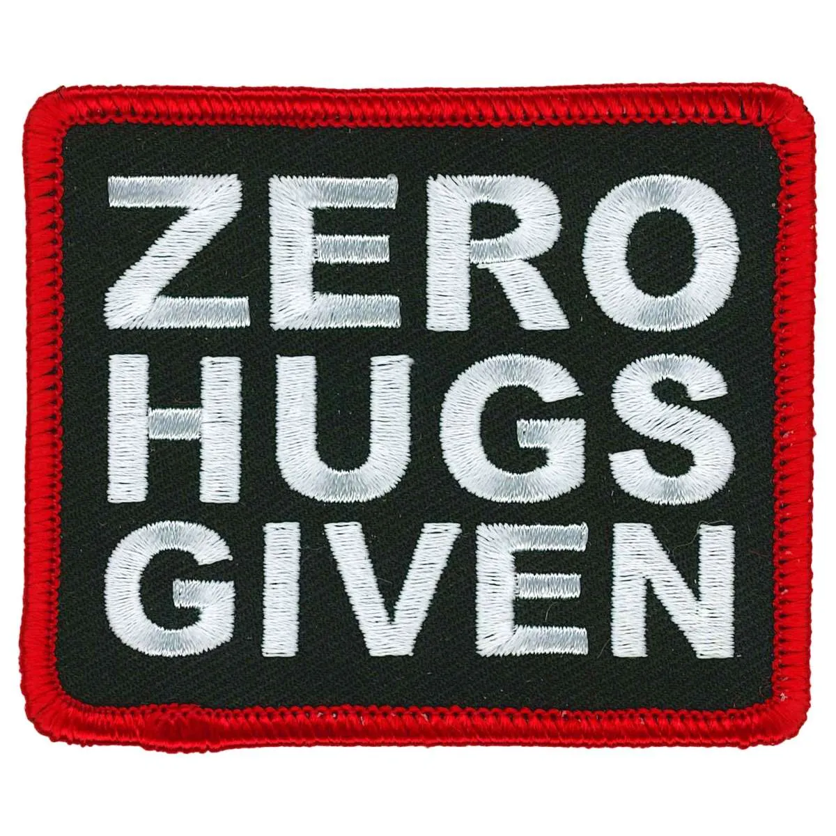 Hot Leathers Zero Hugs Given Patch PPL9936