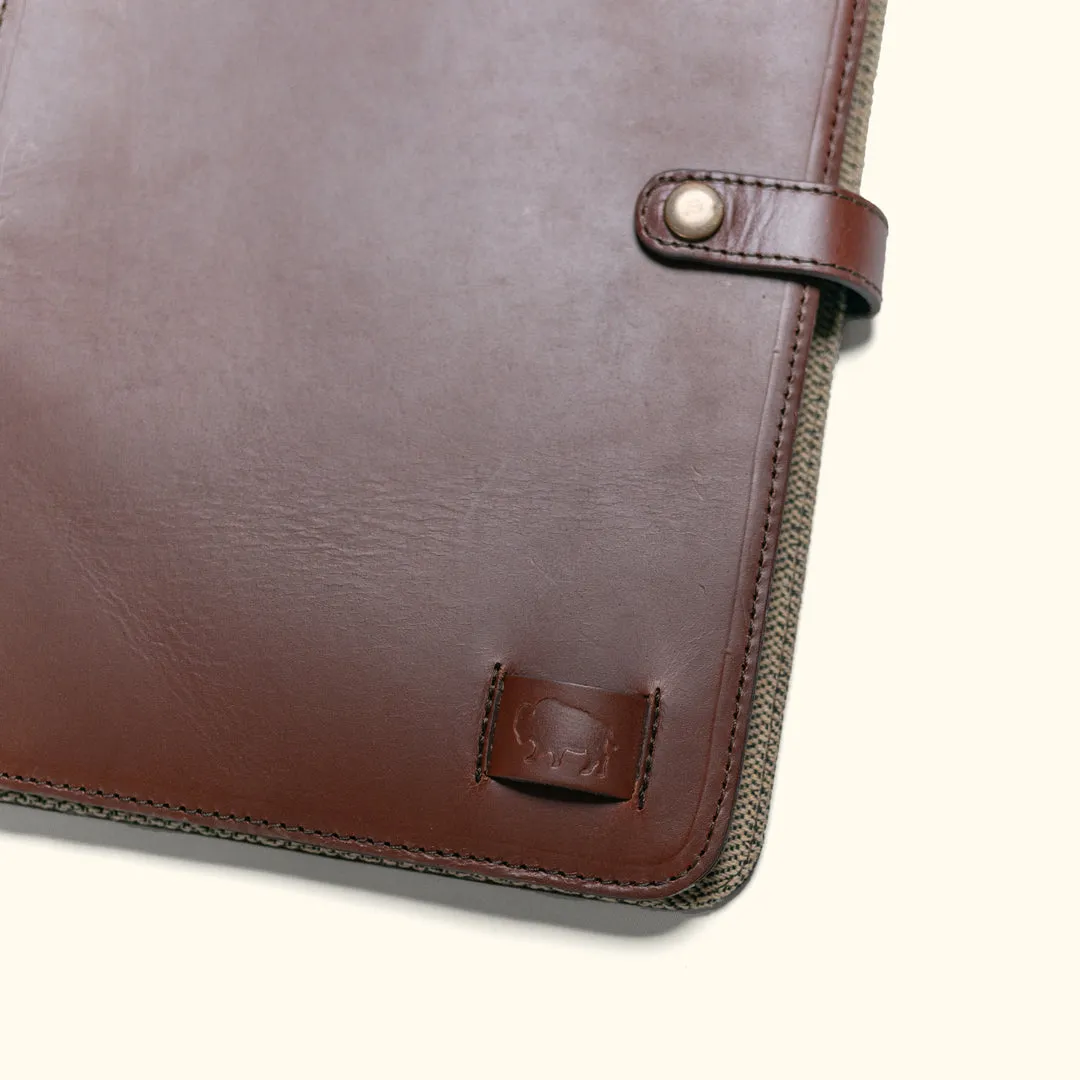 Jefferson Leather Travel Portfolio | Mahogany