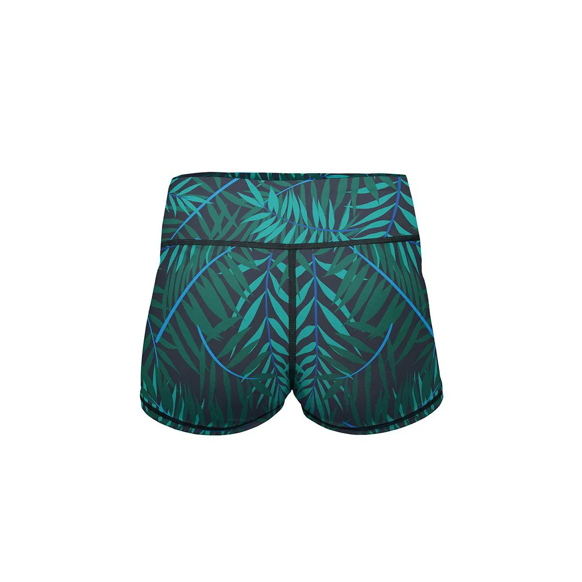 Jungle Palms Yoga Shorts