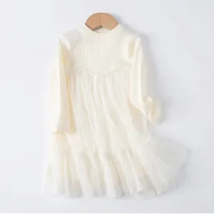 Karina - Long Sleeve Dress - Ivory