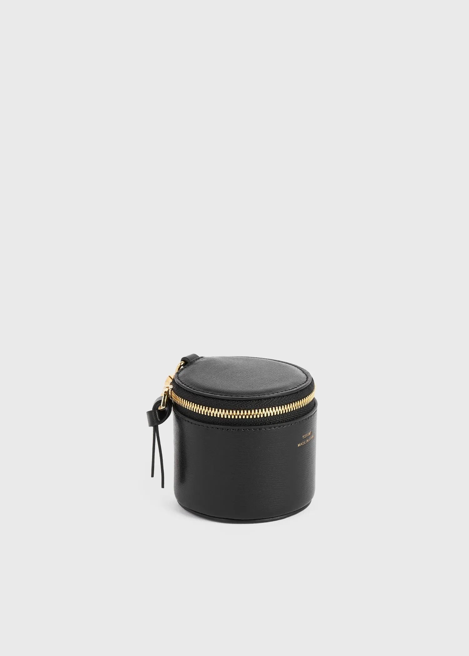 Leather jewelry box black