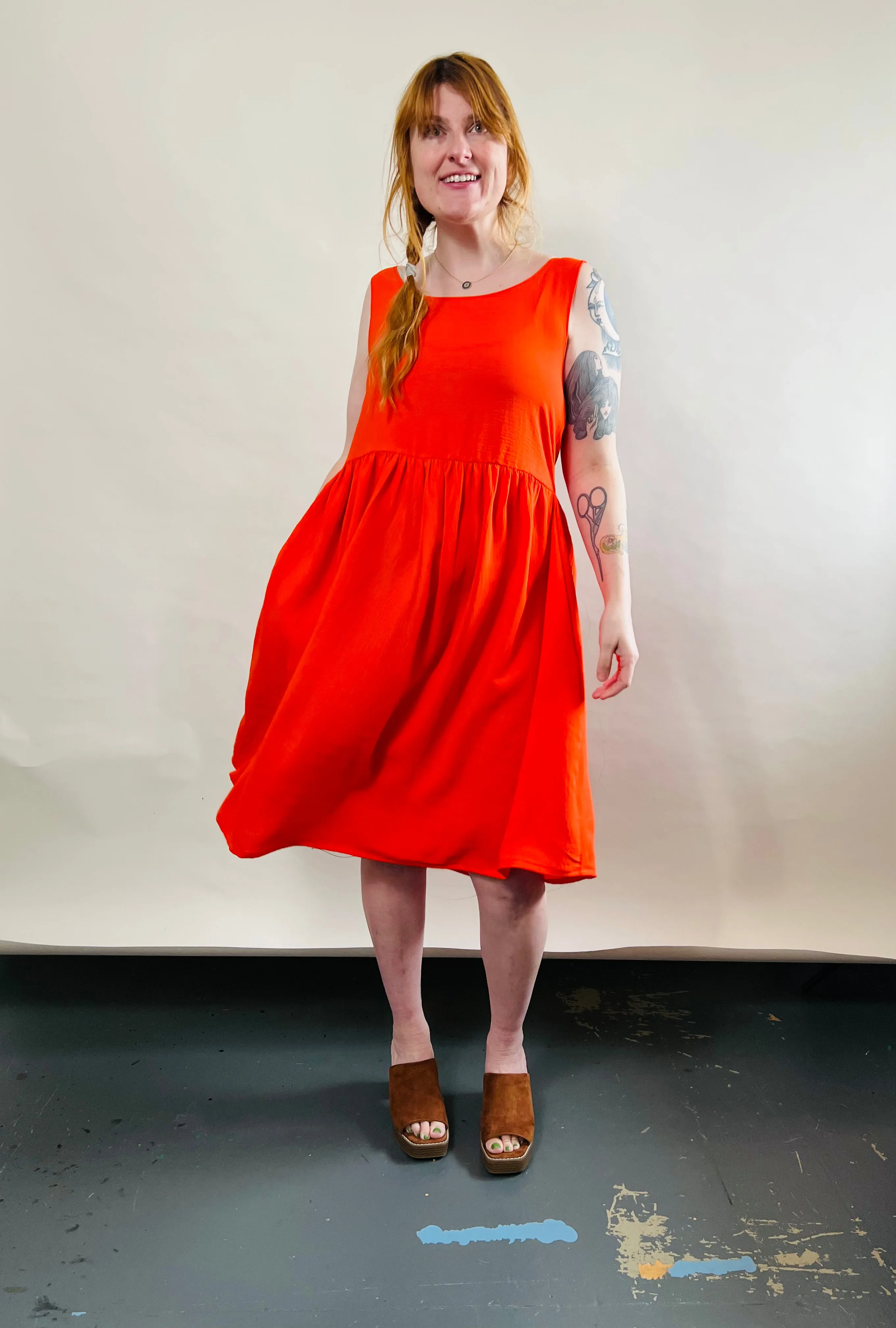 Meredith Dress in Poppy