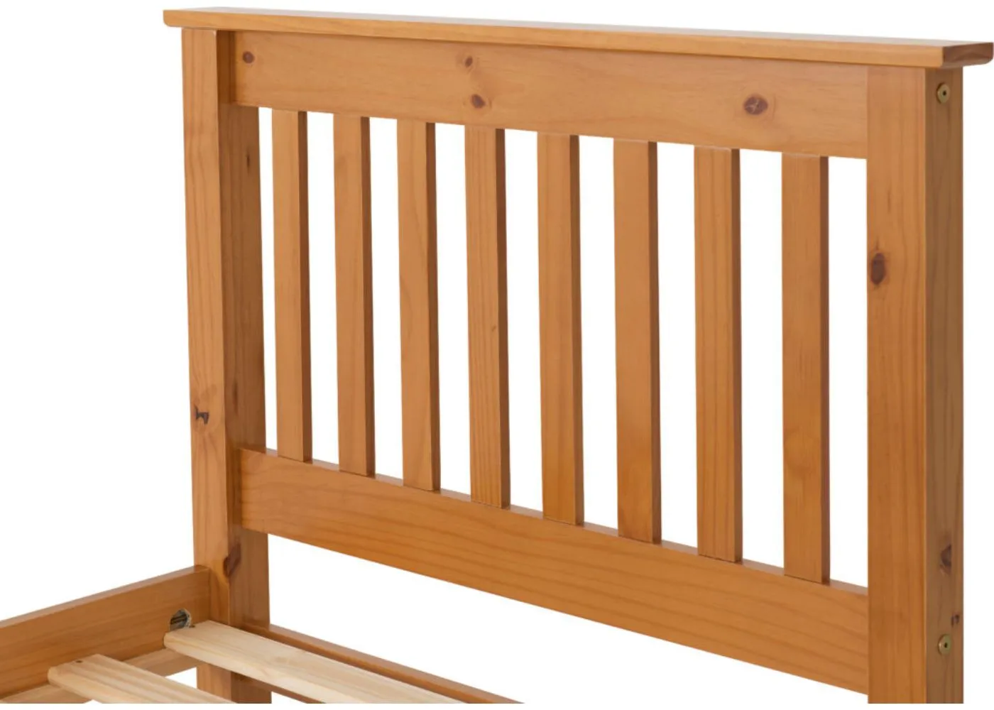 Monaco Antique Pine Low End Bedframe Range by Wholesale Beds