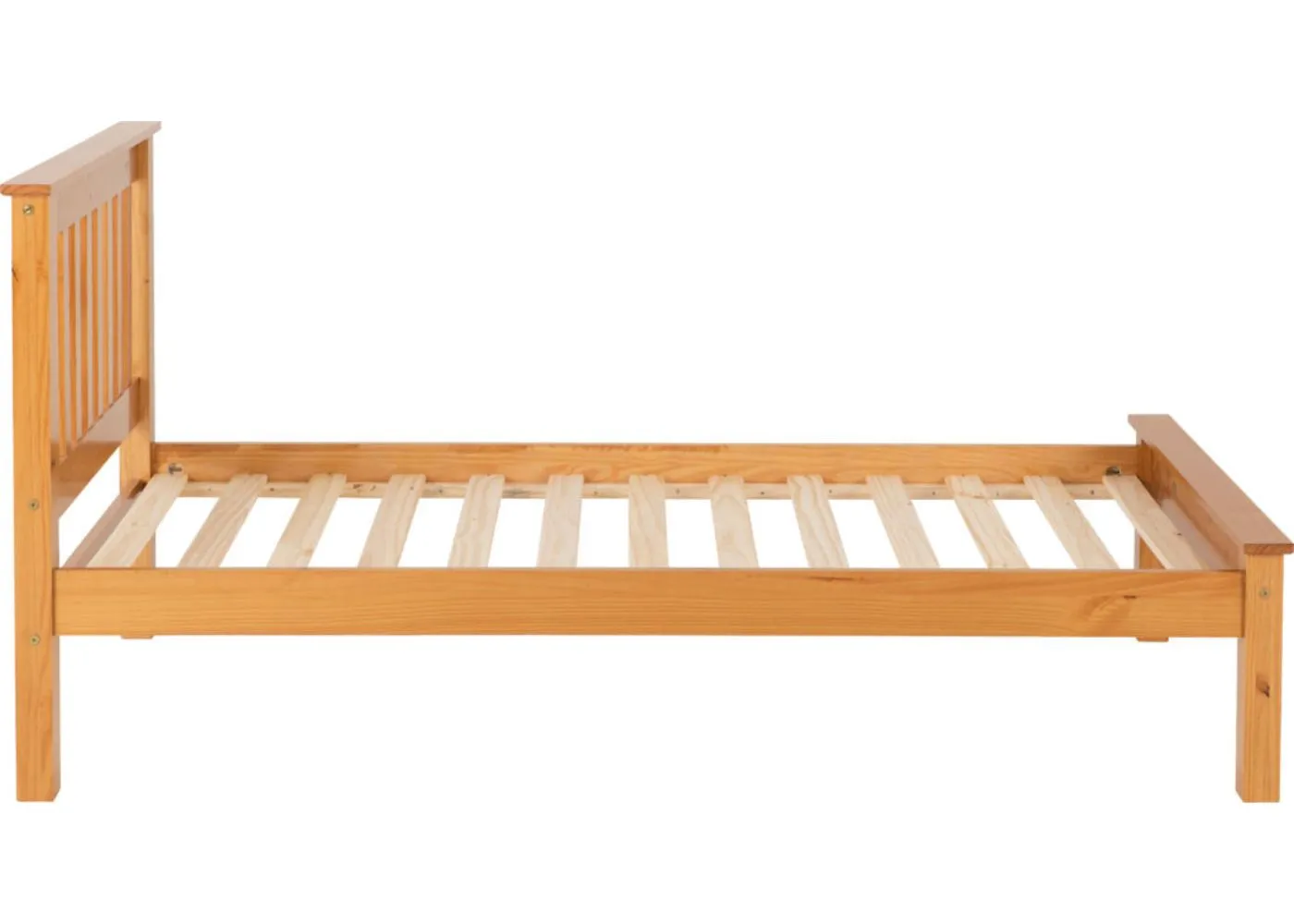 Monaco Antique Pine Low End Bedframe Range by Wholesale Beds