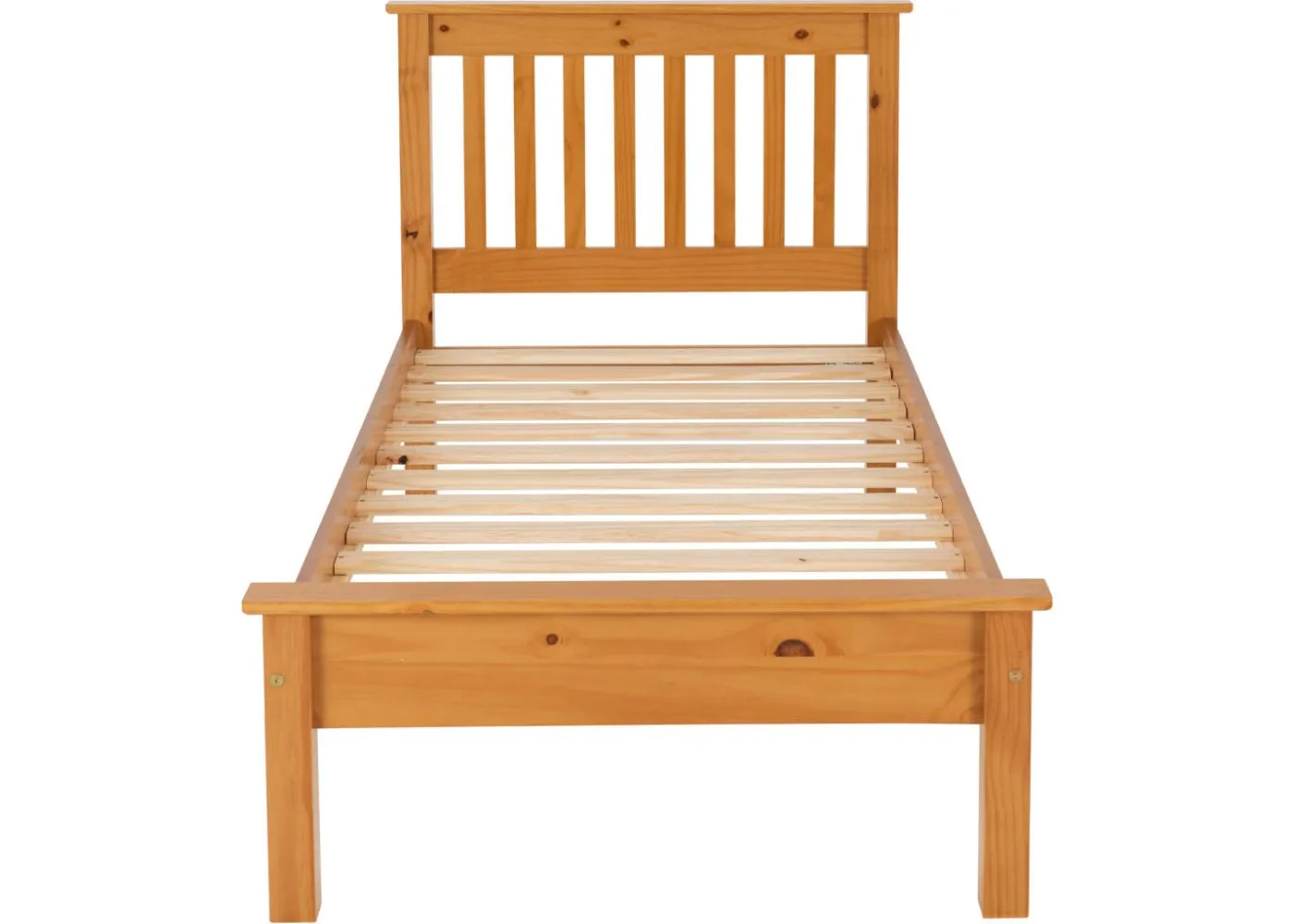 Monaco Antique Pine Low End Bedframe Range by Wholesale Beds