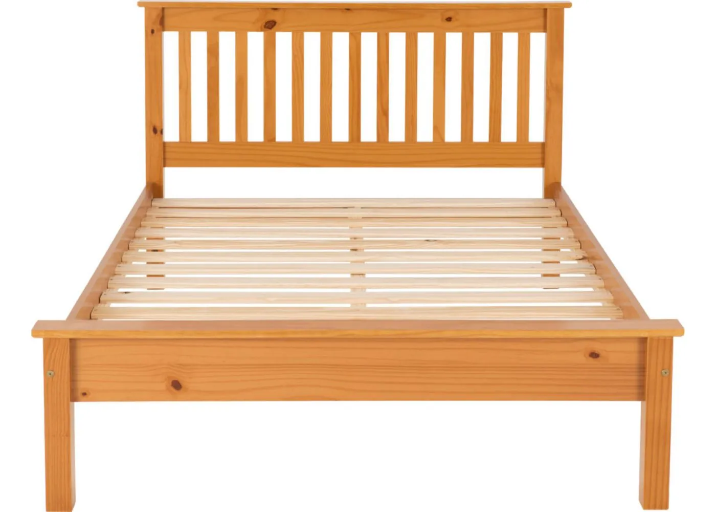 Monaco Antique Pine Low End Bedframe Range by Wholesale Beds