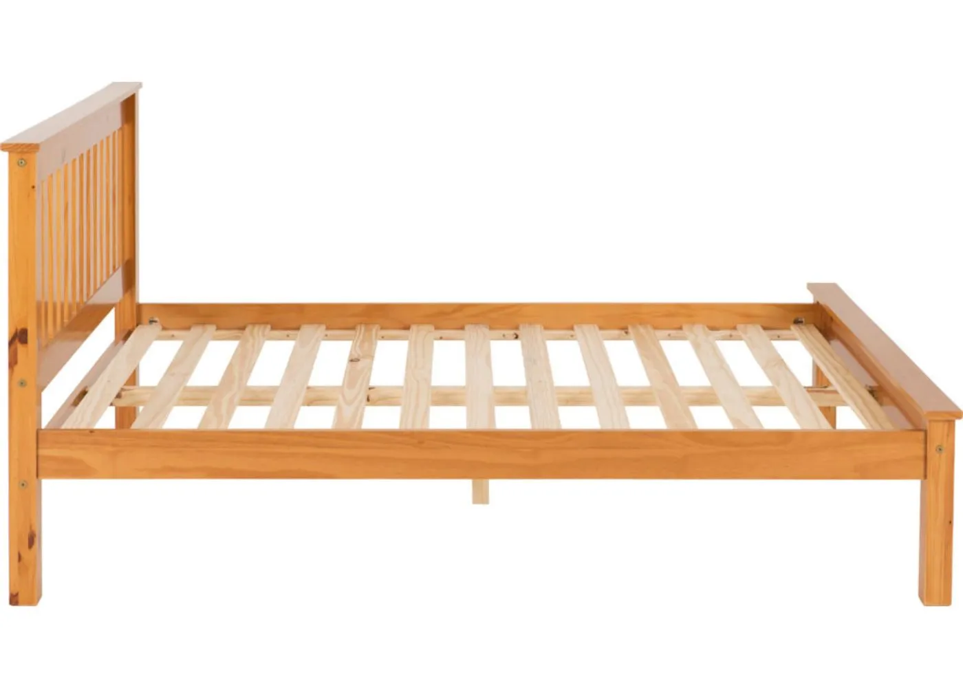 Monaco Antique Pine Low End Bedframe Range by Wholesale Beds