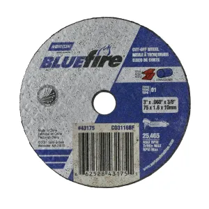 Norton 3 x .060 x 3/8 In. BlueFire Cut-Off Wheel 46 X T01/41 25 Count