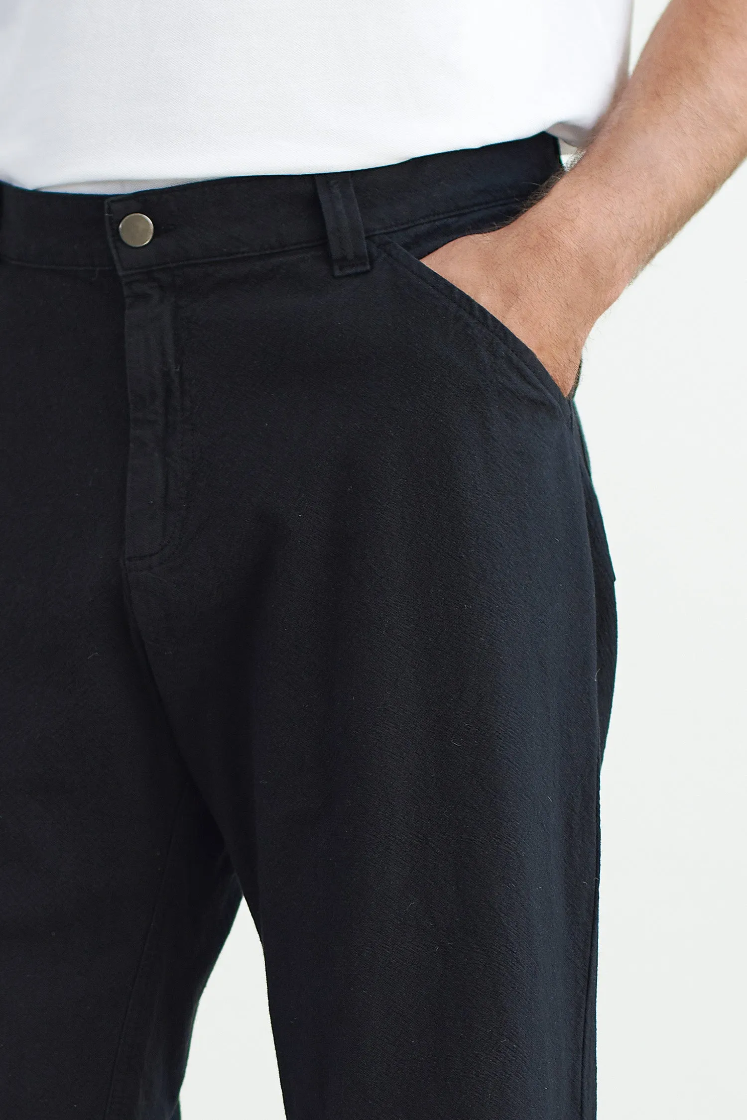 OLF trousers eco canvas 230g black