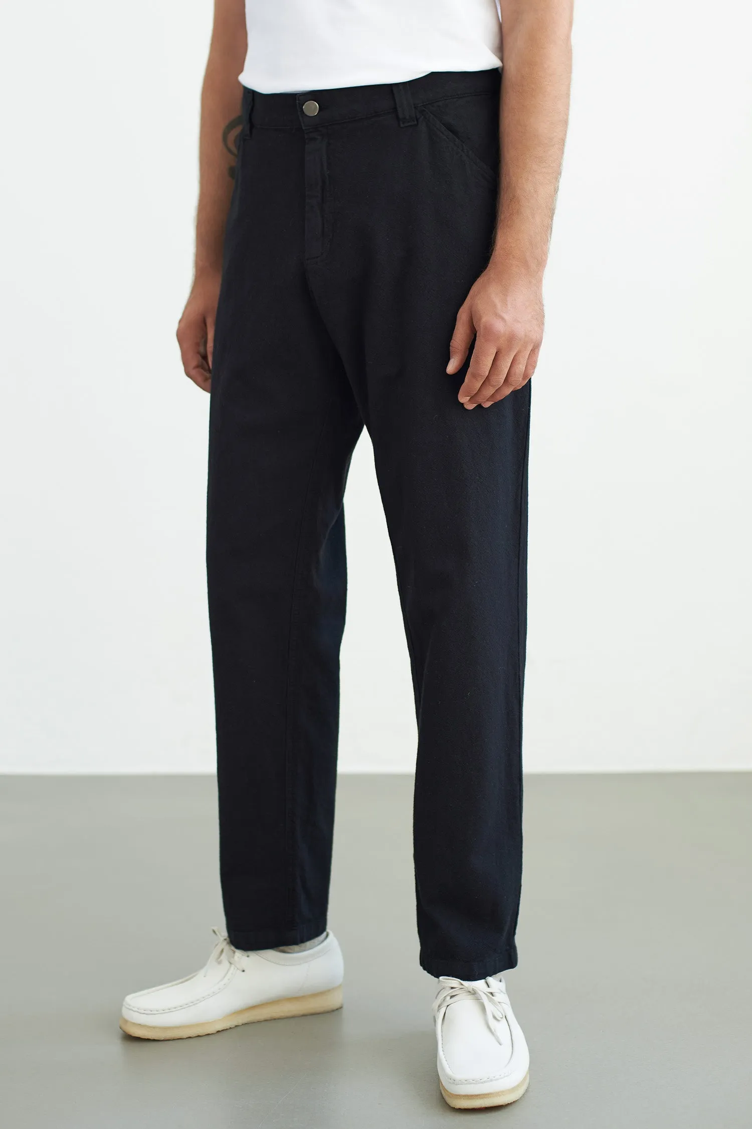 OLF trousers eco canvas 230g black