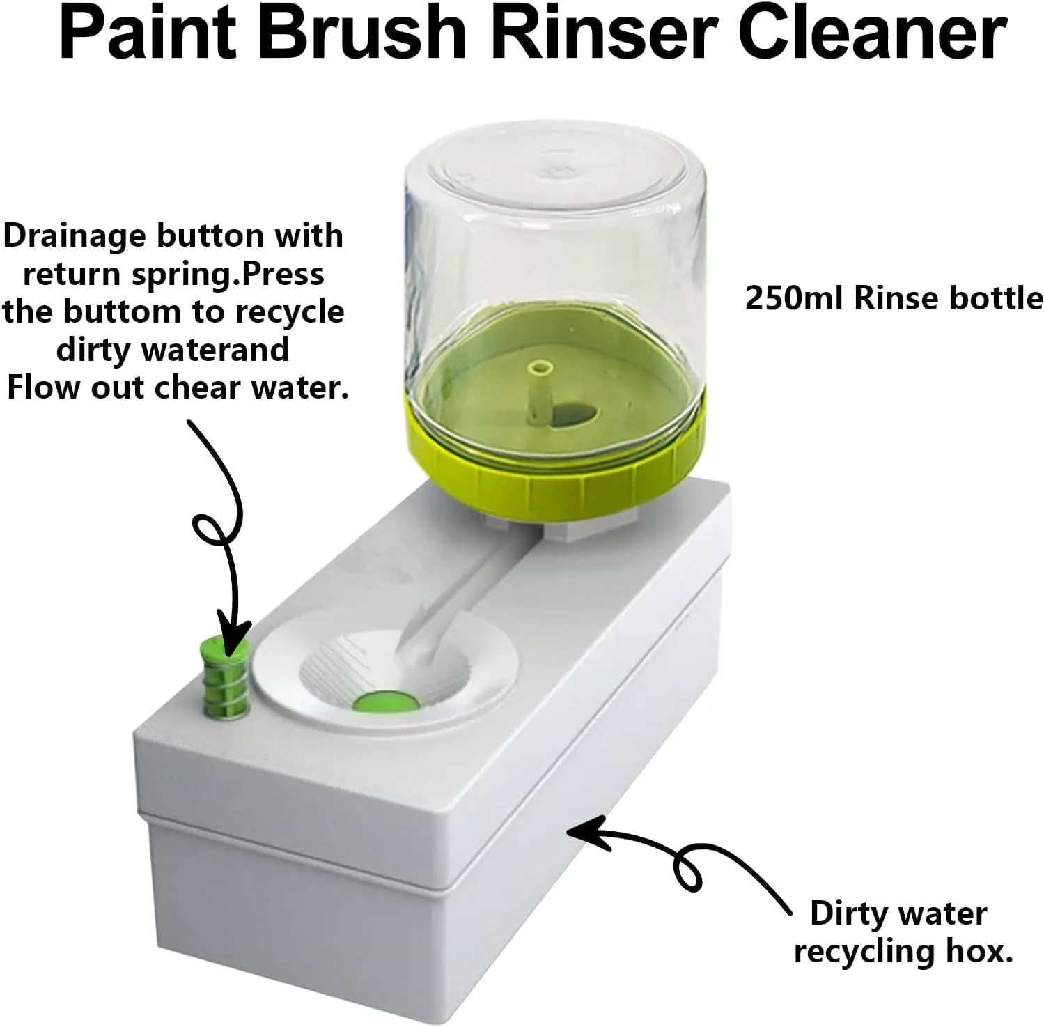 Paint Brush Cleaner Easy Cleaning Basin