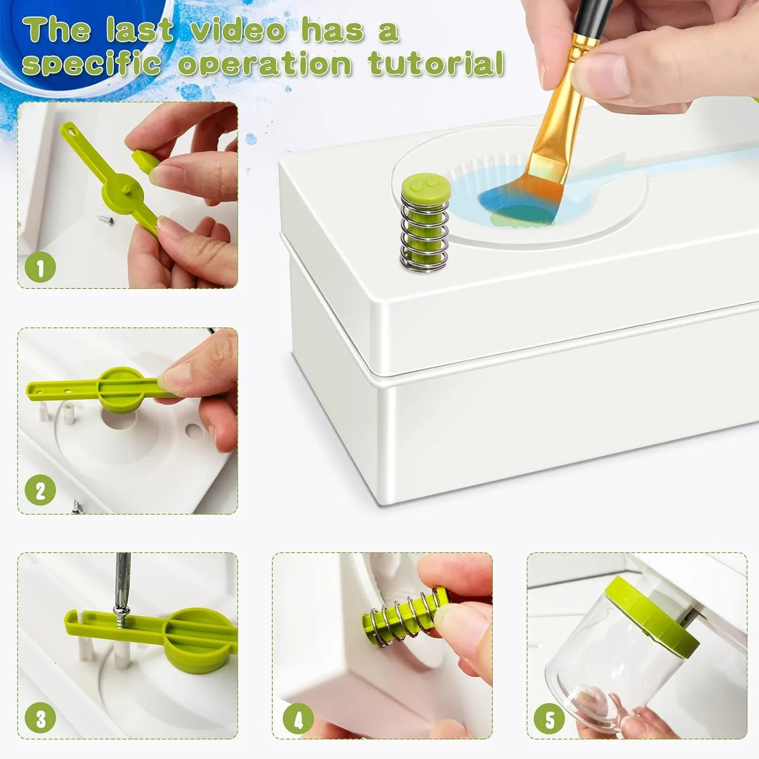 Paint Brush Cleaner Easy Cleaning Basin