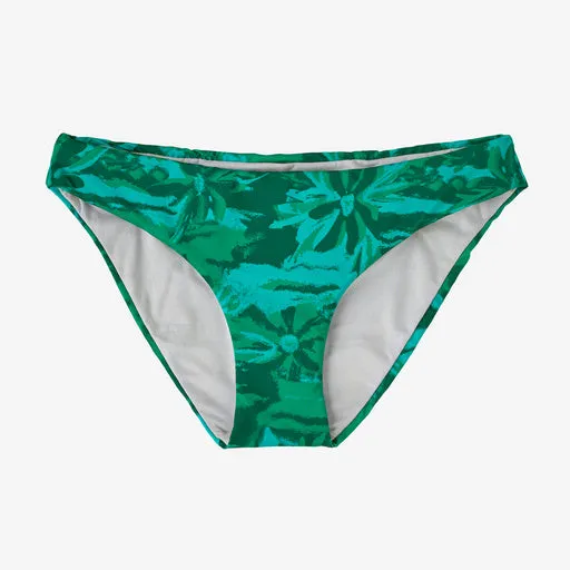 Patagonia Nanogrip Bikini Bottoms - CWGN CLIFFS AND WAVES: CONIFER GREEN