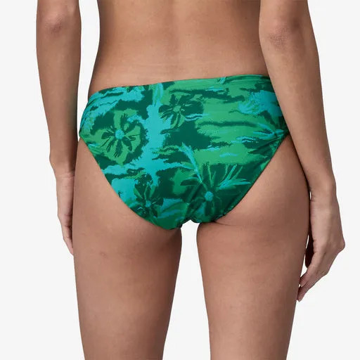 Patagonia Nanogrip Bikini Bottoms - CWGN CLIFFS AND WAVES: CONIFER GREEN