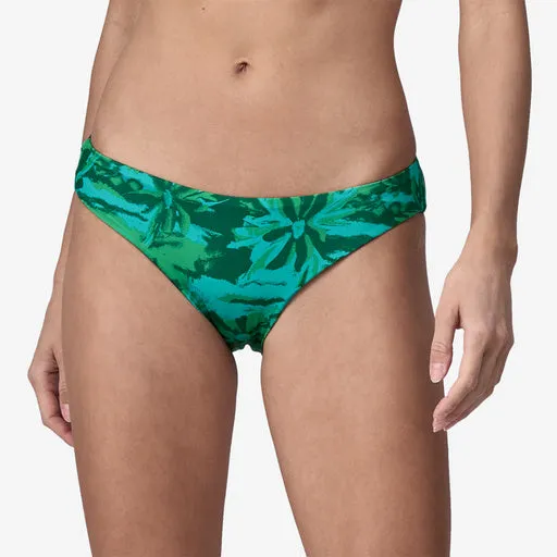 Patagonia Nanogrip Bikini Bottoms - CWGN CLIFFS AND WAVES: CONIFER GREEN