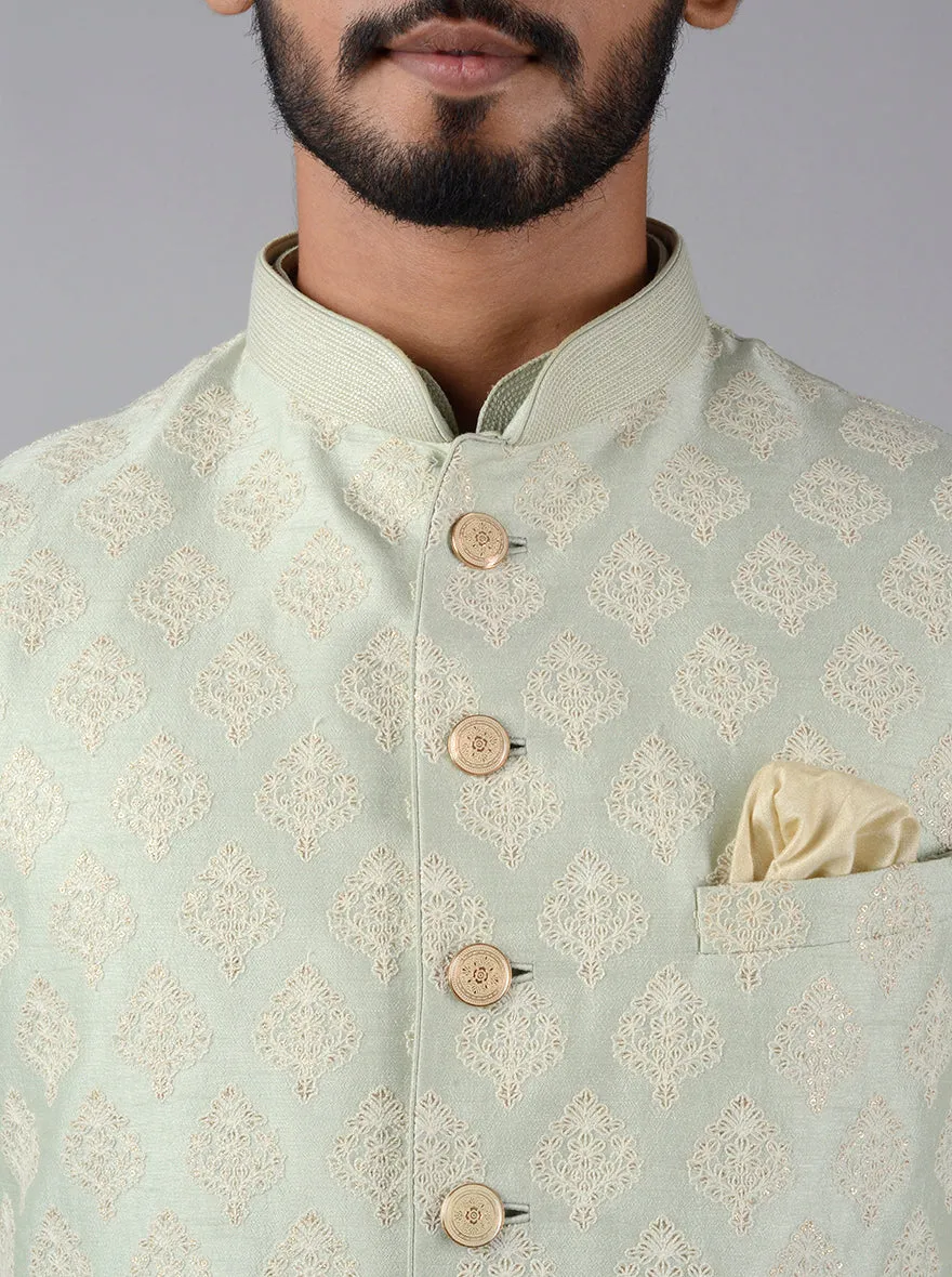 Pista Kurta Set with Bandhgala Jacket | Azania