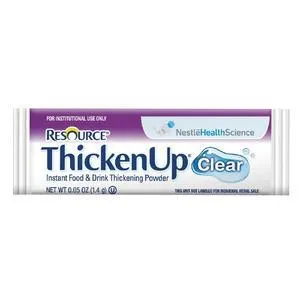 Resource Thickenup Clear Instant Food Thickener, Unflavored, 1.4g Stick Packs