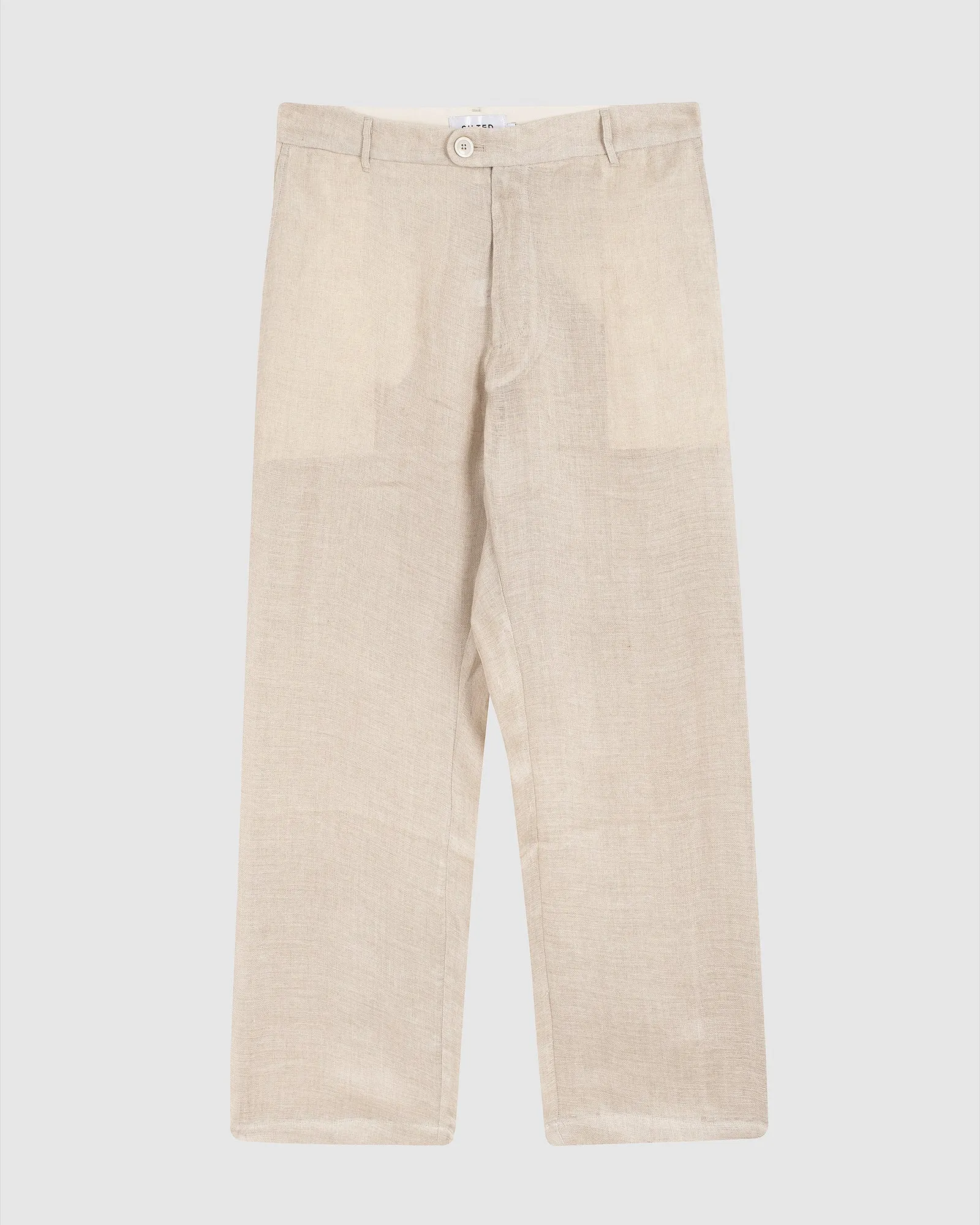 RIVIERA LINEN TROUSERS IN BEIGE