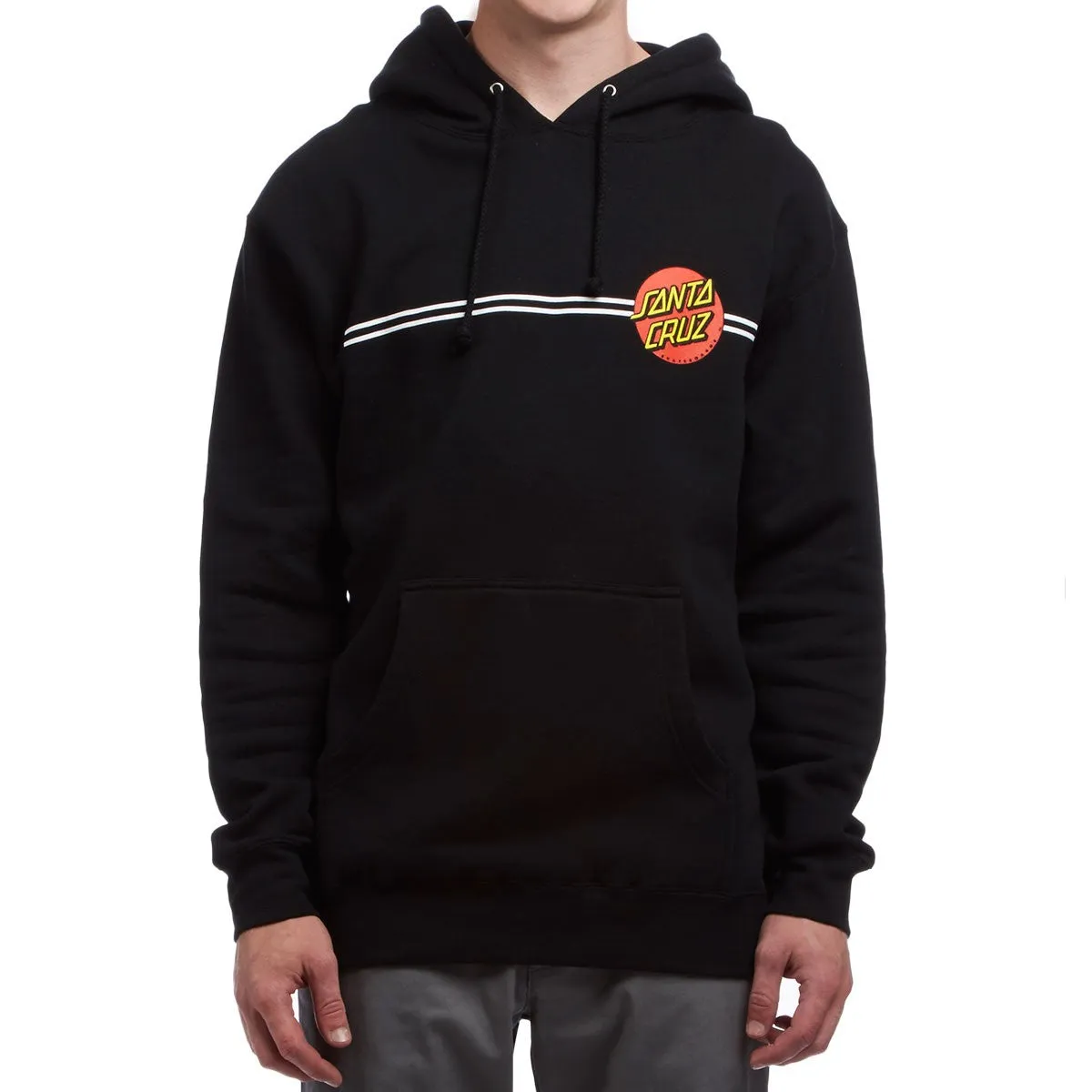 SANTA CRUZ HOODIE CLASSIC DOT BLACK