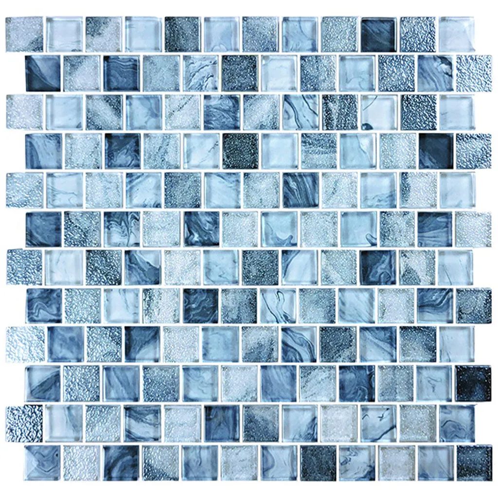 Signature Arctic Blue, 1" x 1" - Glass Tile