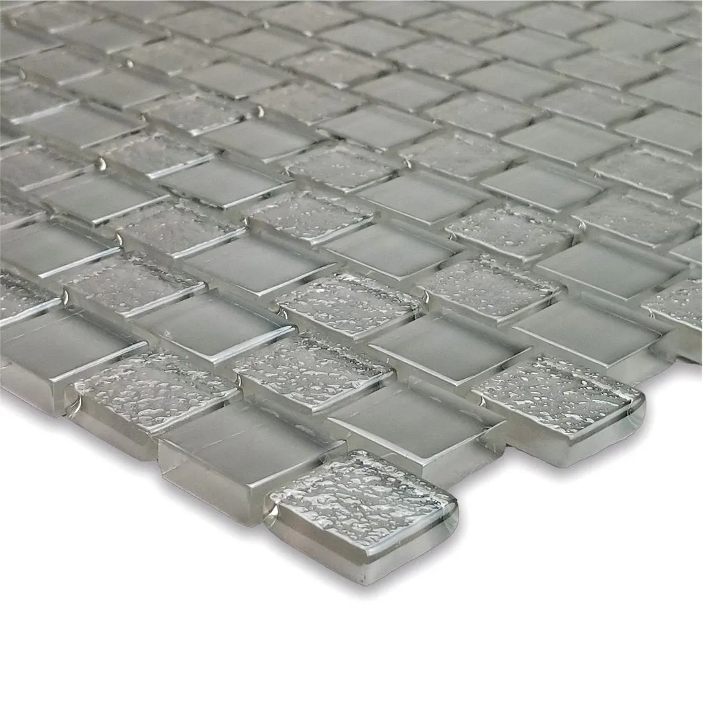 Signature Gray, 1" x 1" - Glass Tile