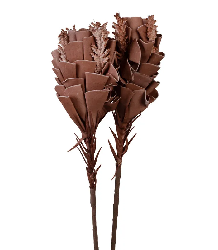 Silk Stalk - Brown- Set of 2